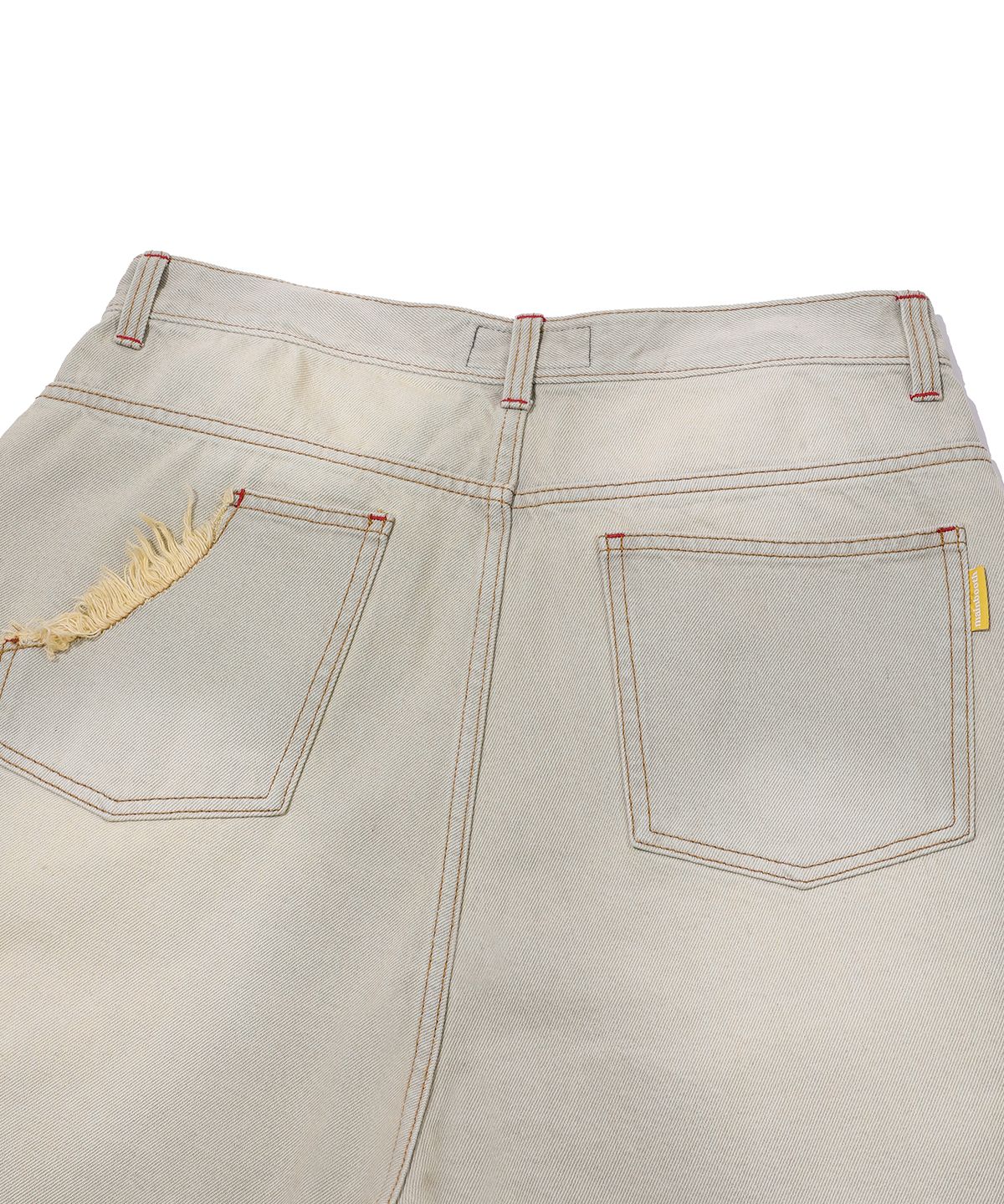메인부스(MAINBOOTH) Vintage Cargo Denim Shorts(GRAY)