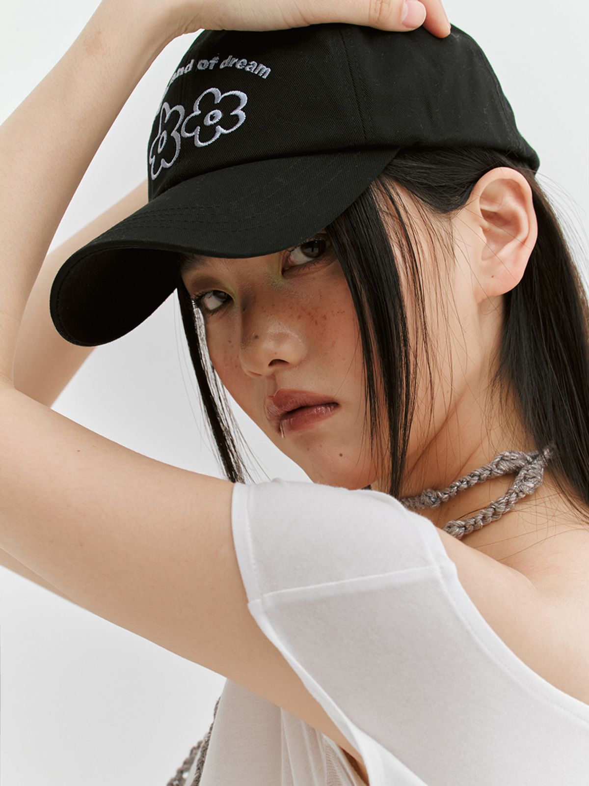 민더리(MEENDERI) DREAMLAND BALL CAP - BLACK