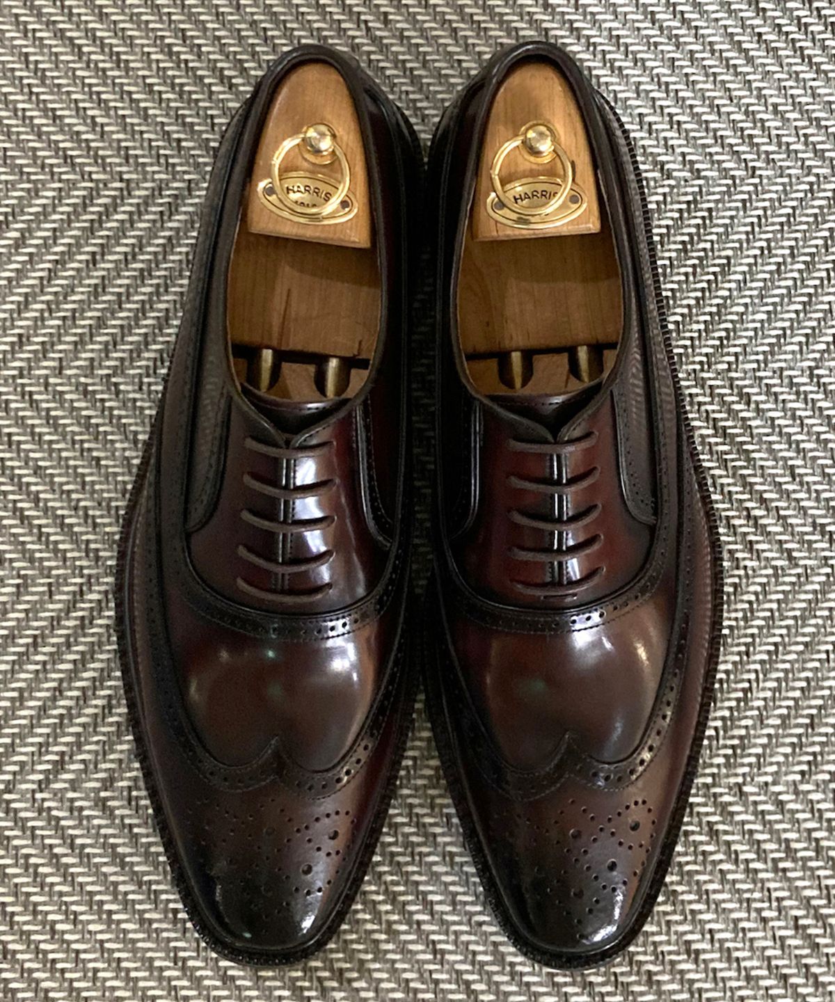 조앤슈(JOENSHOE) 1003 스탠다드 윙팁 옥스퍼드 레드브라운