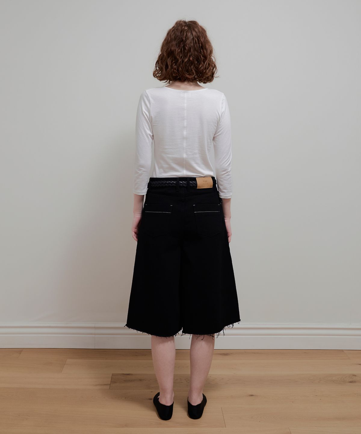 아옵트(AOPT) MODAL HALF SLEEVE T-SHIRT - WHITE
