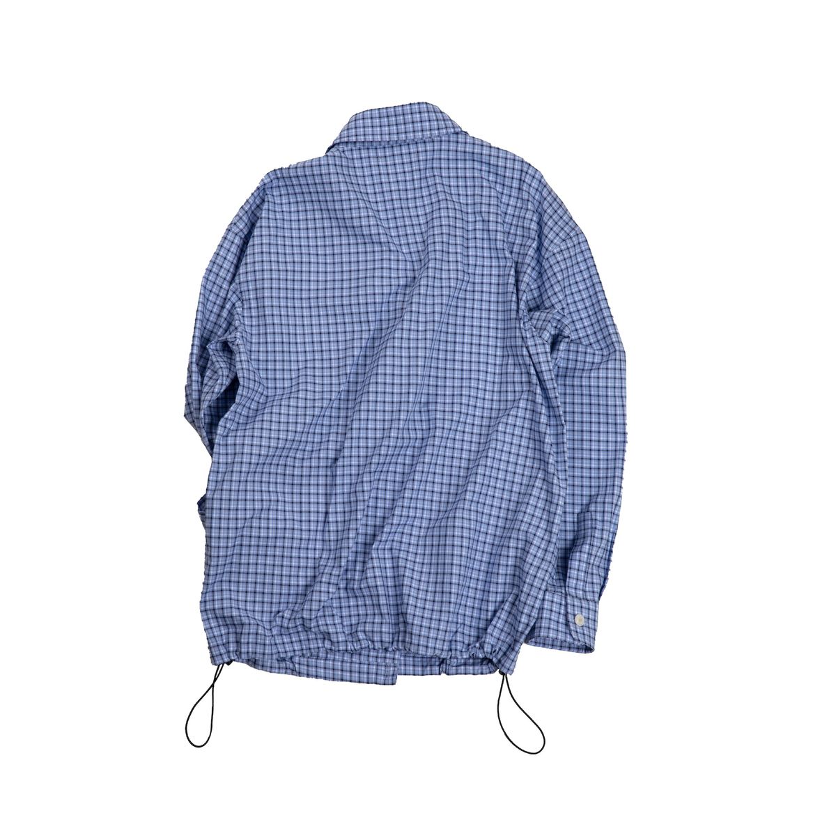 이알티알(ERTR) Shirt Jacket Check Skyblue