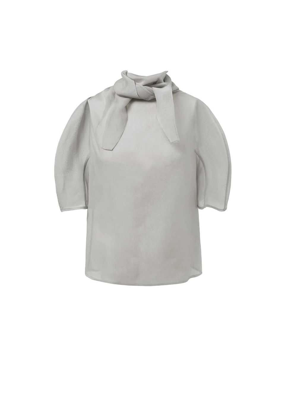 MUSINSA公式 | AMOMENTO KNOTTED COLLAR TOP (3COLORS)