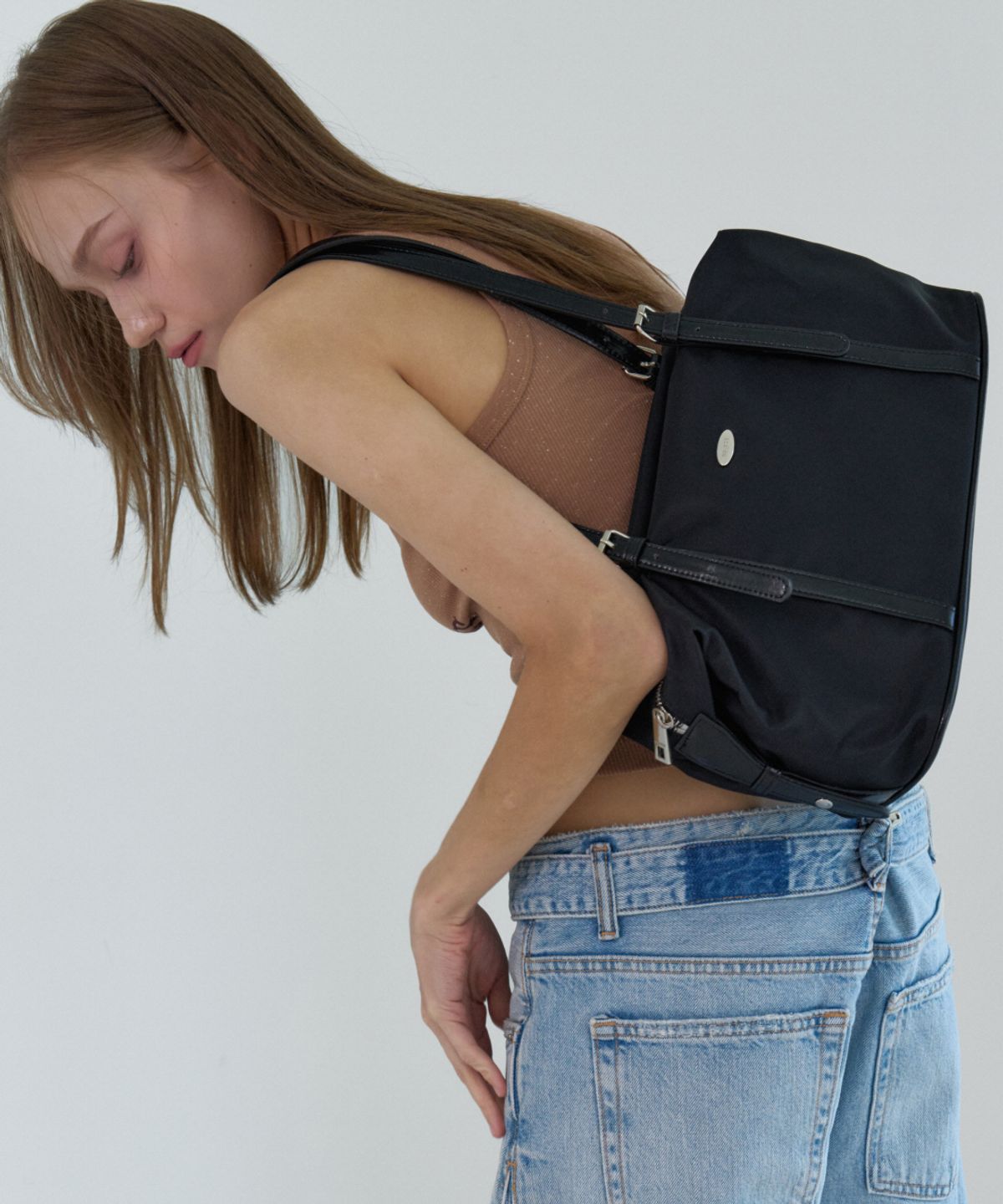고세(GOCCE) 이브닝 나일론 숄더백 Evening Nylon Shoulder Bag GL278K