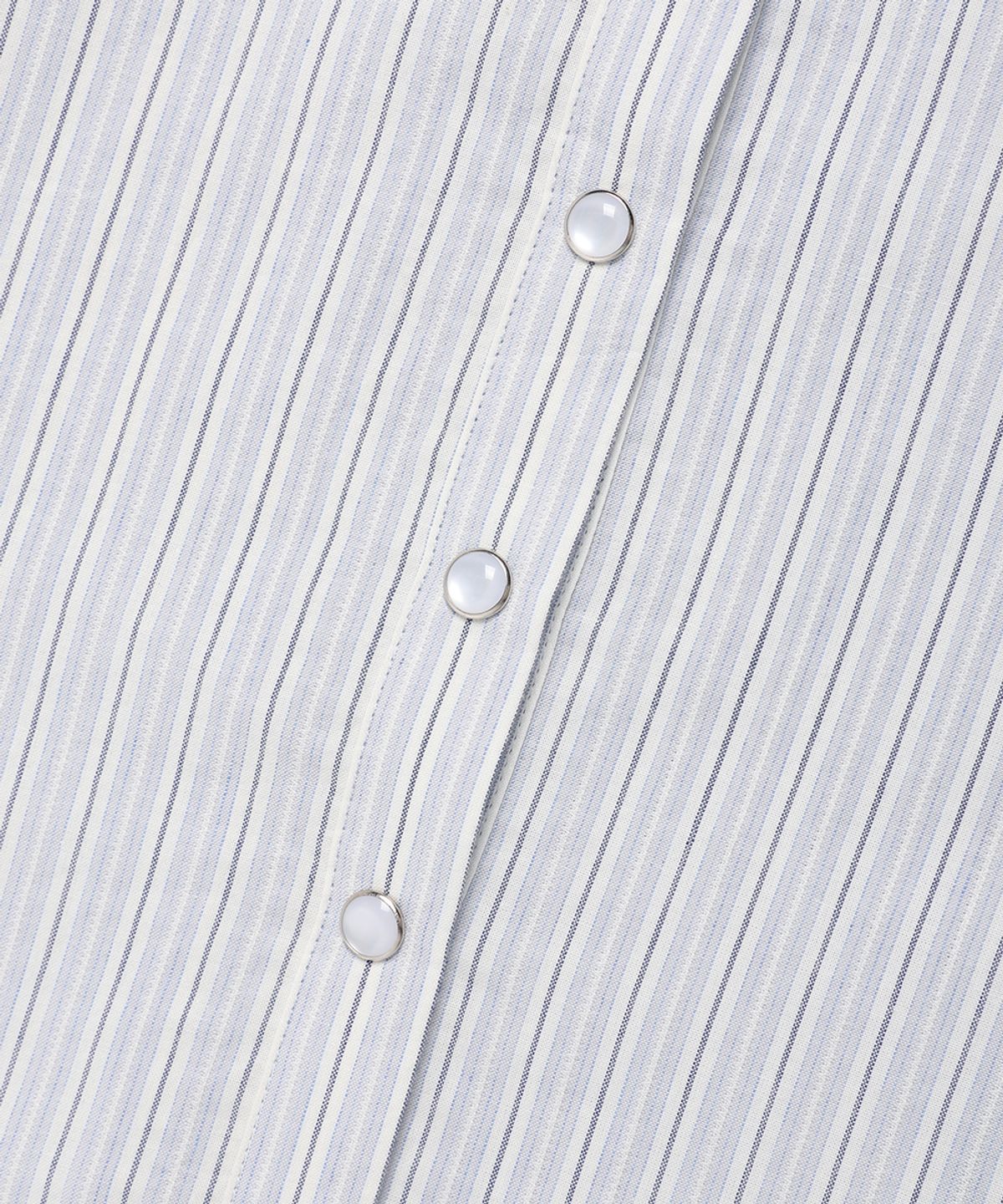 카비시(CAVISH) W STRIPED HALF SLEEVE SHIRT BLUE(CV2FMFW362A)