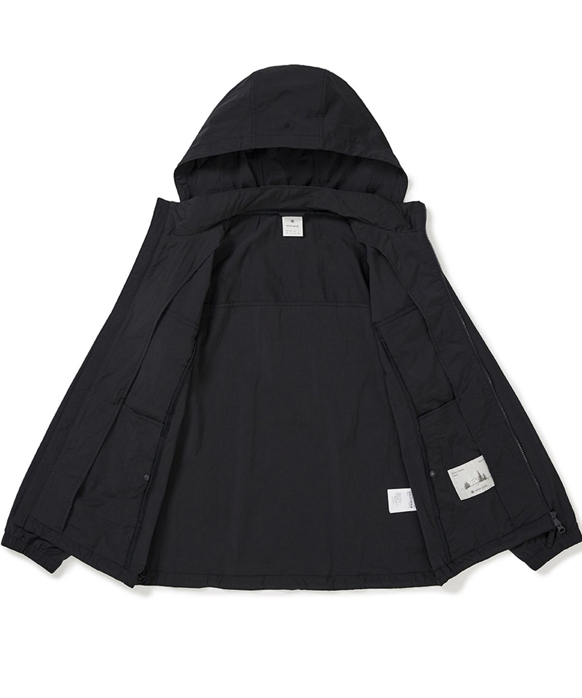 스노우피크 어패럴(SNOWPEAK APPAREL) 루트 후드 탈부착 바람막이 (S25MMRWB62) Dark Charcoal