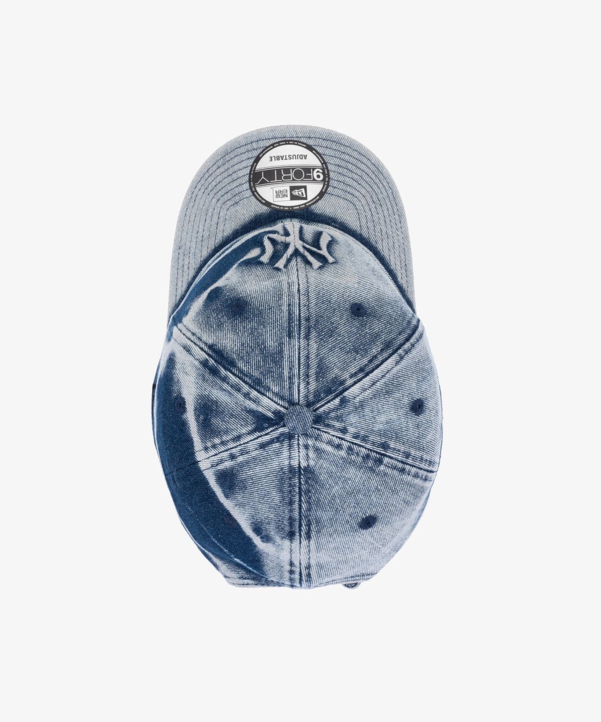 뉴에라(NEW ERA) 940UNST EMBO DENIM LINE NEYYAN D BLU