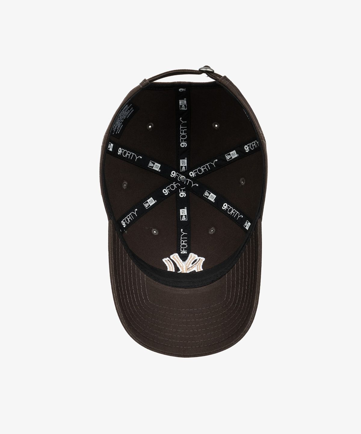 뉴에라(NEW ERA) MLB 뉴욕 양키스 베이직 아웃라인 언스트럭쳐 볼캡 초콜렛