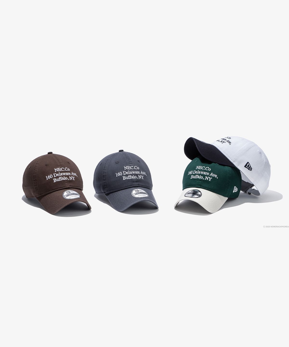 뉴에라(NEW ERA) 뉴에라 스크립트 시리즈 언스트럭쳐 볼캡 다크 그라파이트