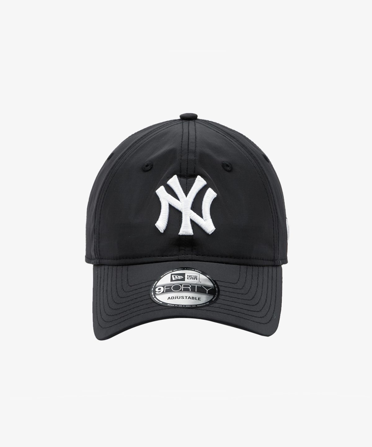뉴에라(NEW ERA) MLB 뉴욕 양키스 나일론 메탈 언스트럭쳐 볼캡 블랙