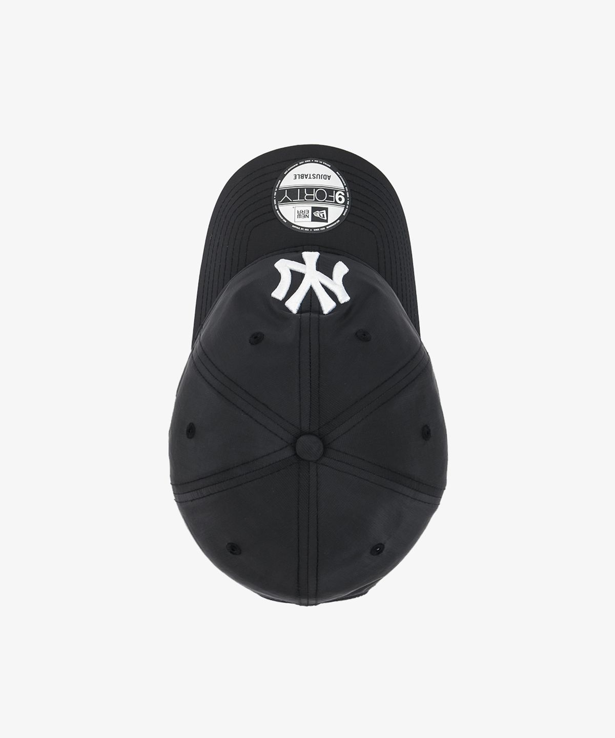 뉴에라(NEW ERA) MLB 뉴욕 양키스 나일론 메탈 언스트럭쳐 볼캡 블랙