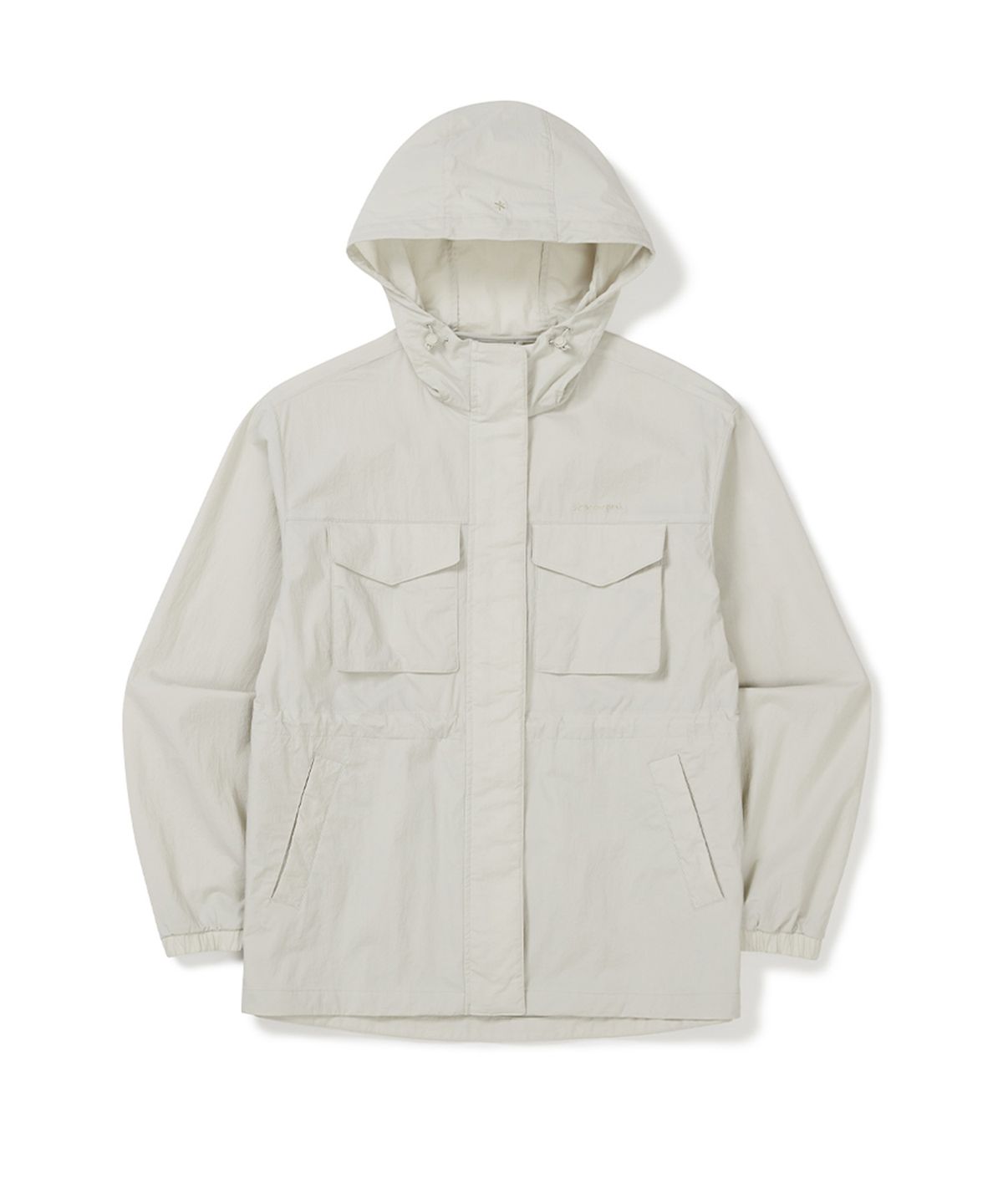 스노우피크 어패럴(SNOWPEAK APPAREL) 루트 여성 중기장 바람막이 (S25MWRWB67) Light Beige