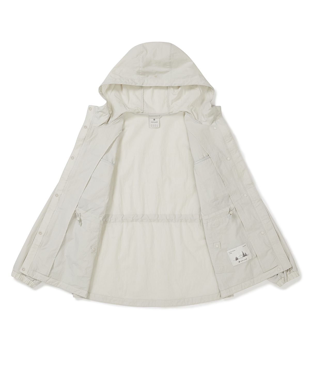 스노우피크 어패럴(SNOWPEAK APPAREL) 루트 여성 중기장 바람막이 (S25MWRWB67) Light Beige