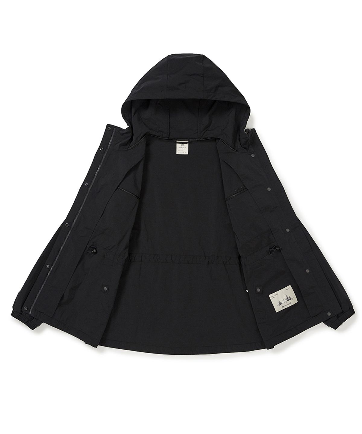 스노우피크 어패럴(SNOWPEAK APPAREL) 루트 여성 중기장 바람막이 (S25MWRWB67) Black