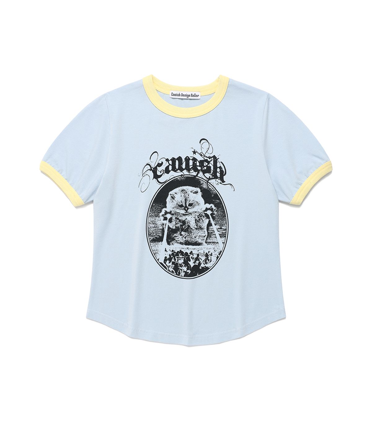 카비시(CAVISH) W INVADER RINGER SS TEE BLUE(CV2FMFT511A)