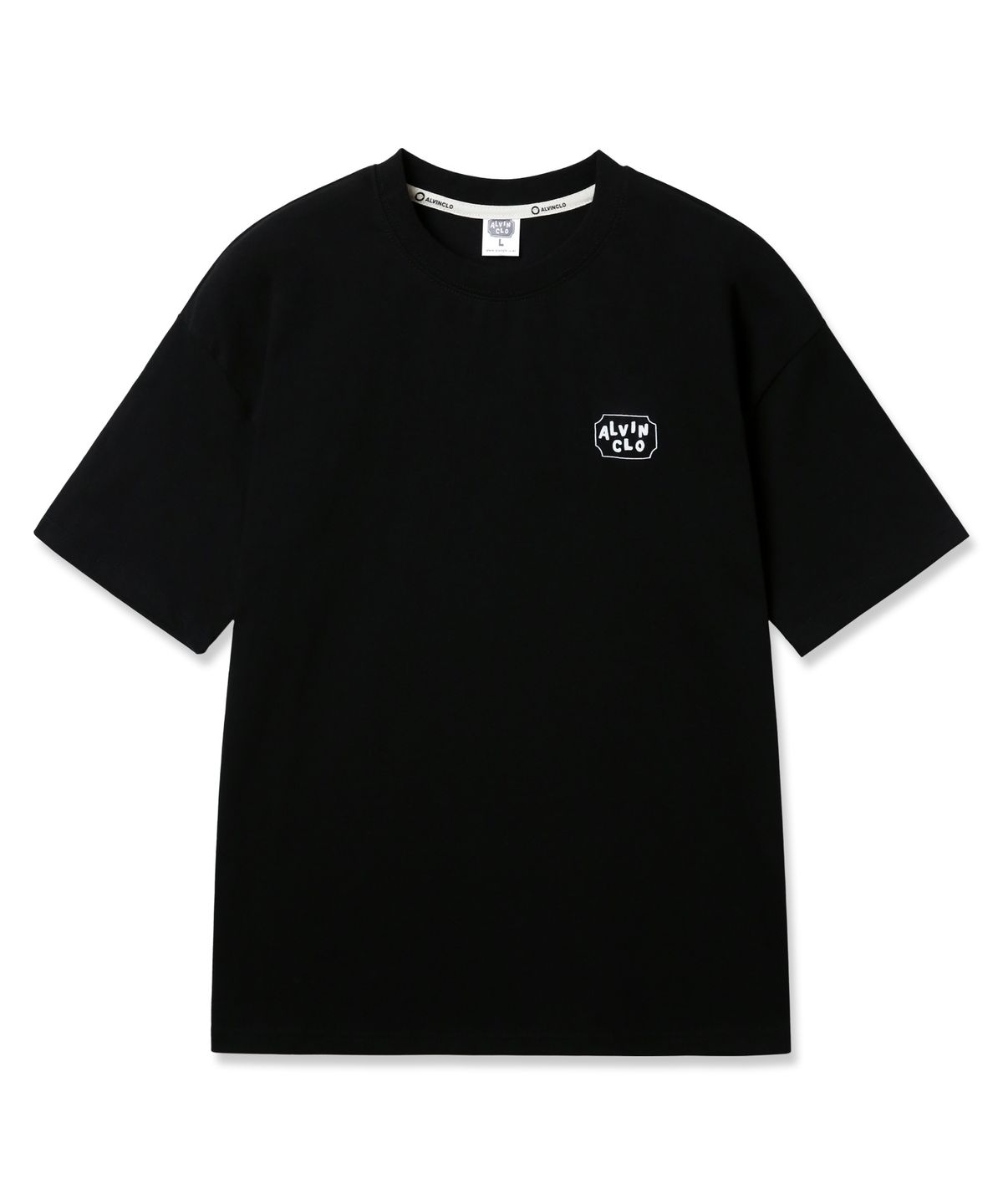 앨빈클로(ALVINCLO) 시그니처 로고 레귤러핏 반팔티 AST4777 (2 COLOR)