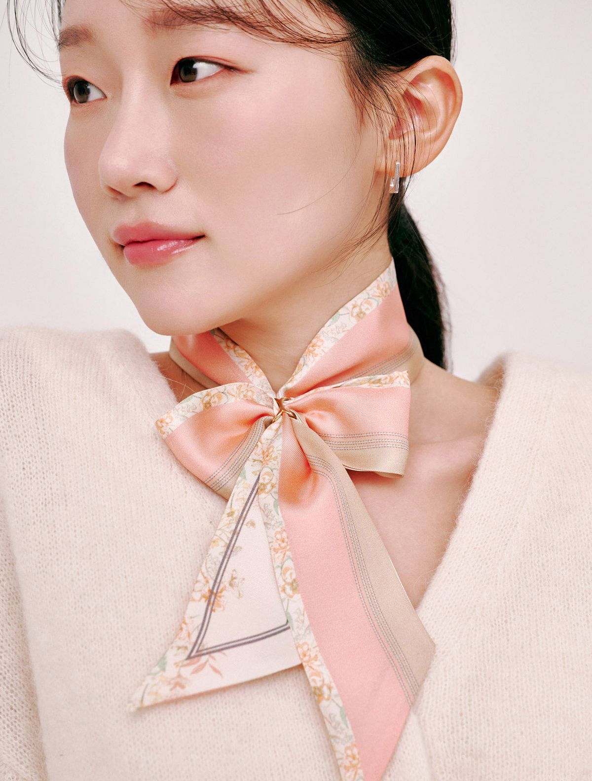 생럭슈(SAINTLUXURE) 아리나 핑크베이지