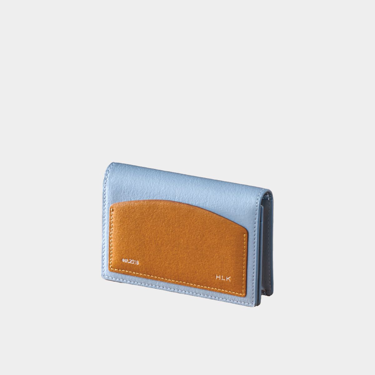 할리케이(HARLIEK) 반달 카드지갑 / Bandal Card Wallet [Blue Camel]