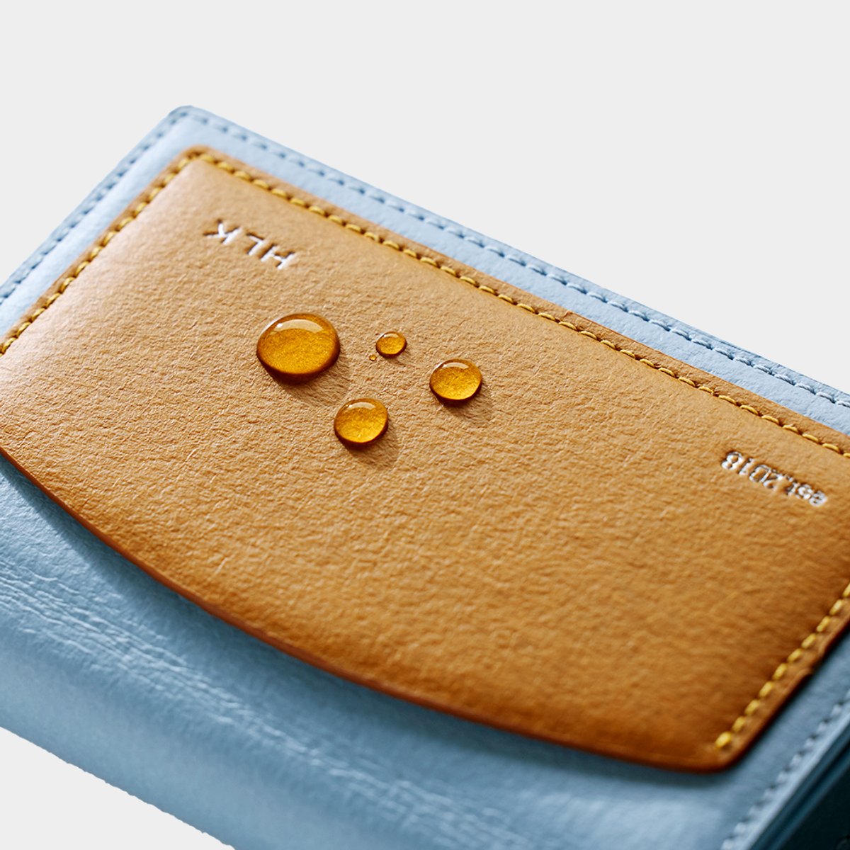 할리케이(HARLIEK) 반달 카드지갑 / Bandal Card Wallet [Blue Camel]