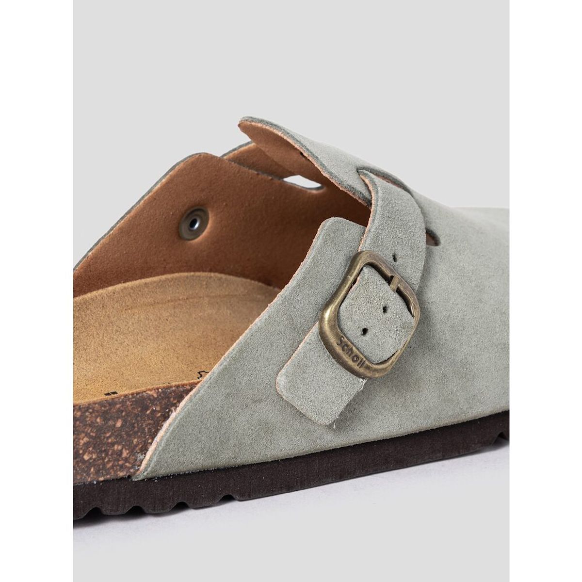 숄(SCHOLL) (WOMEN) 코르크 크로그 샌들  그린 (HH54K2C71M)