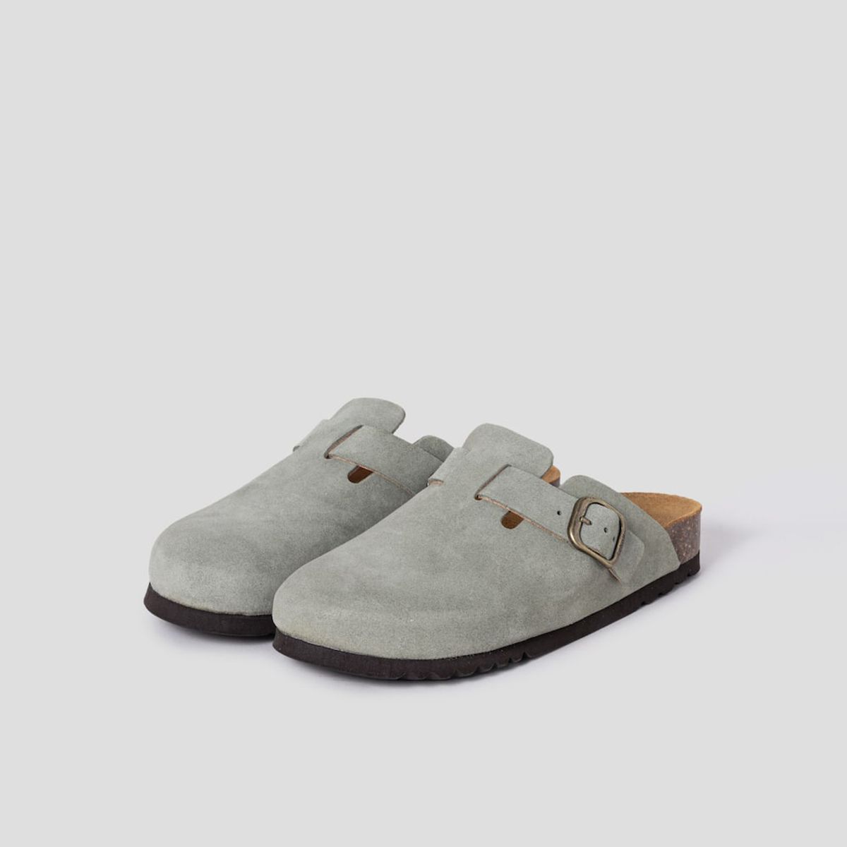 숄(SCHOLL) (WOMEN) 코르크 크로그 샌들  그린 (HH54K2C71M)