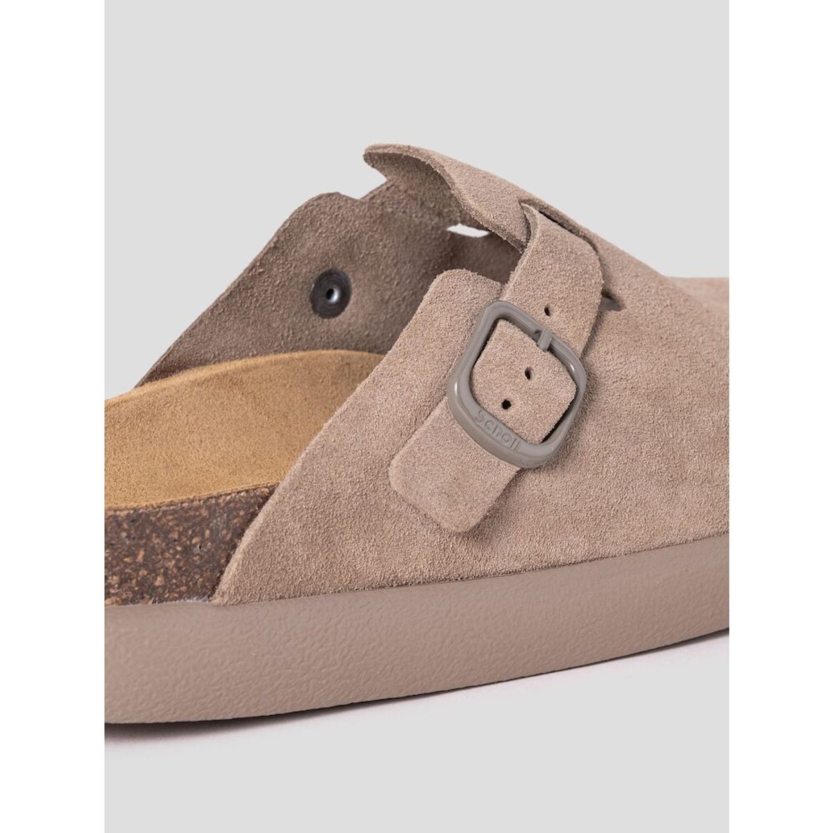 숄(SCHOLL) (WOMEN) 코르크 크로그 청키솔 샌들  옐로이시 브라운 (HH54K2C72B)