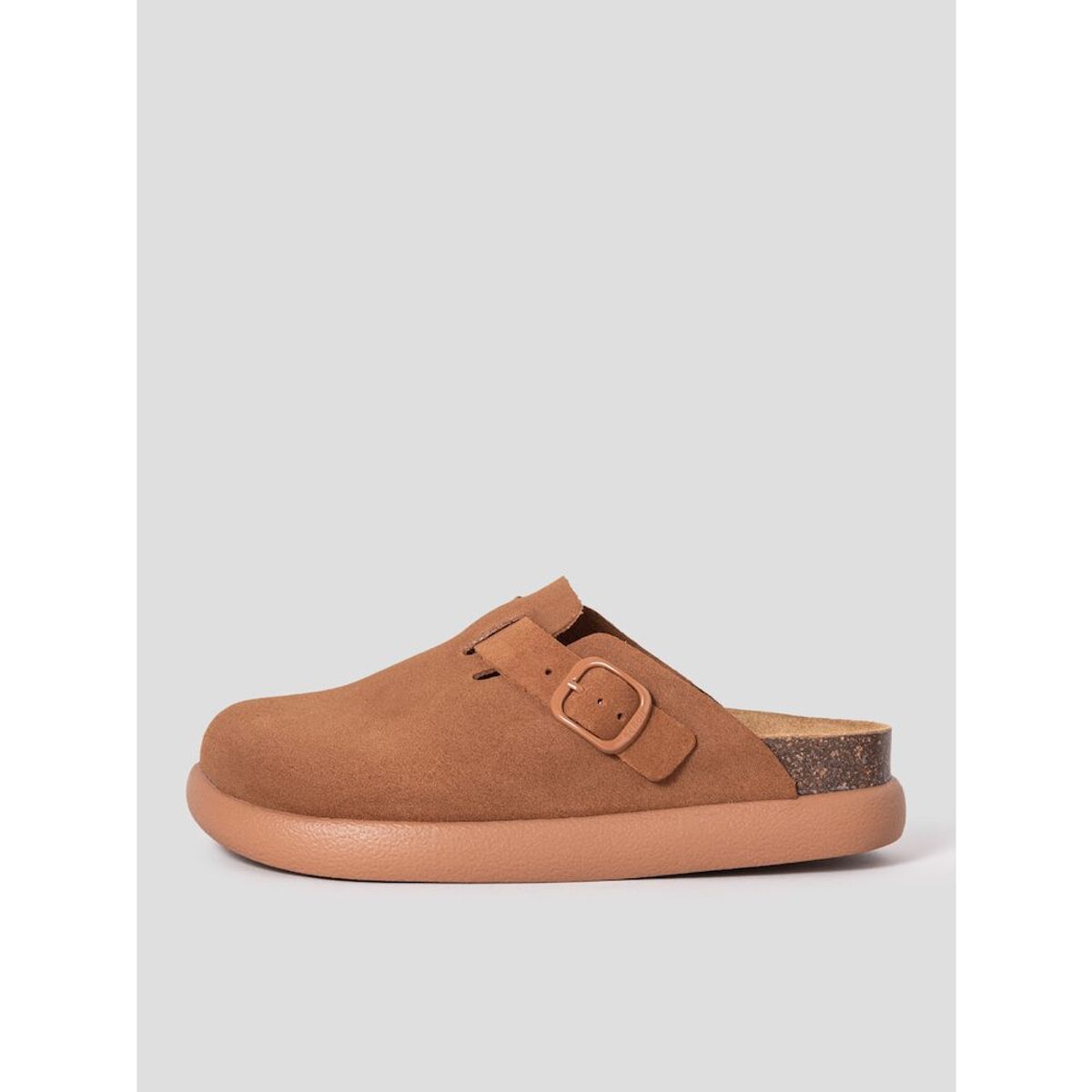 숄(SCHOLL) (WOMEN) 코르크 크로그 청키솔 샌들  브릭 (HH54K2C72C)