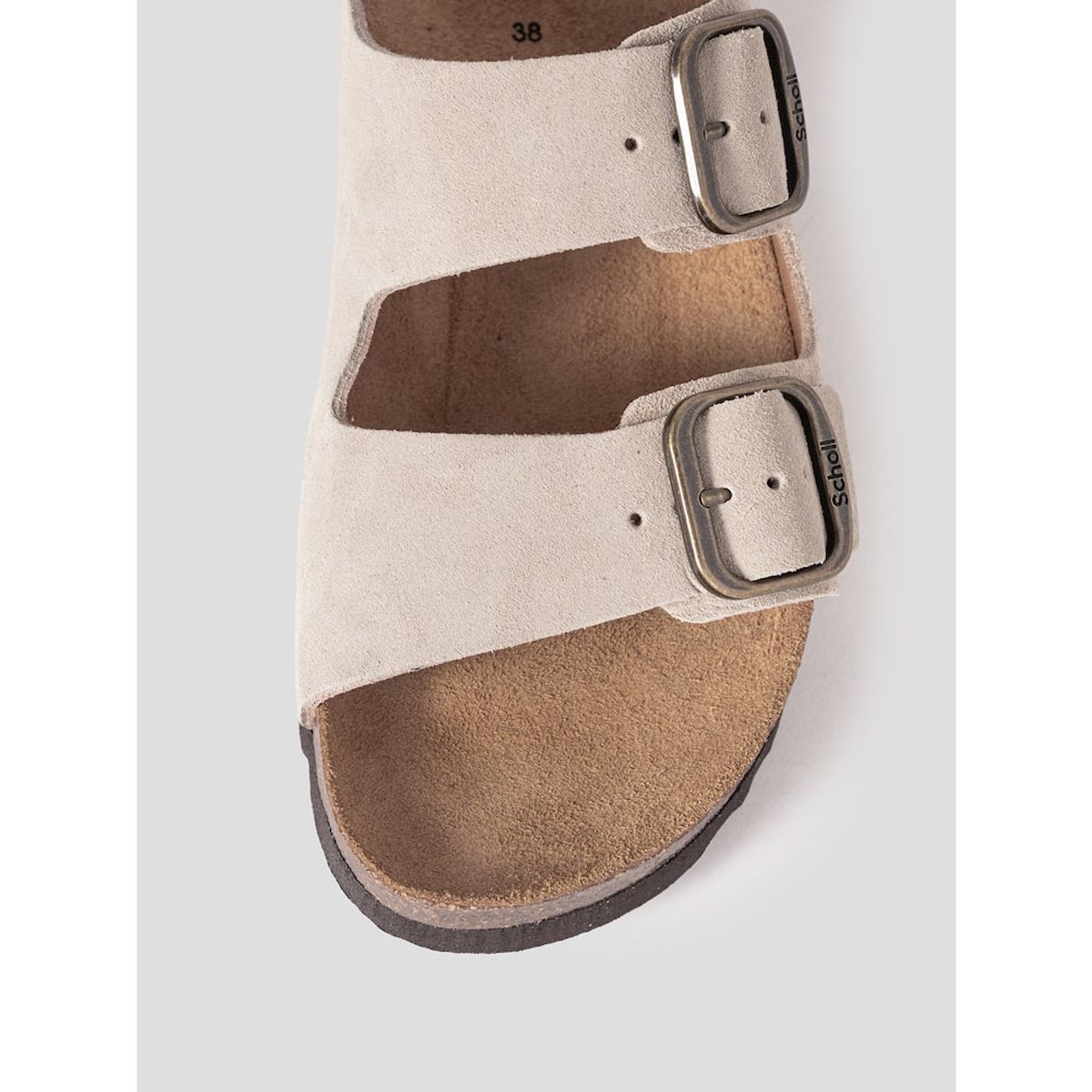 숄(SCHOLL) (WOMEN) 코르크 투스트랩 샌들  베이지 (HH54K2C18A)