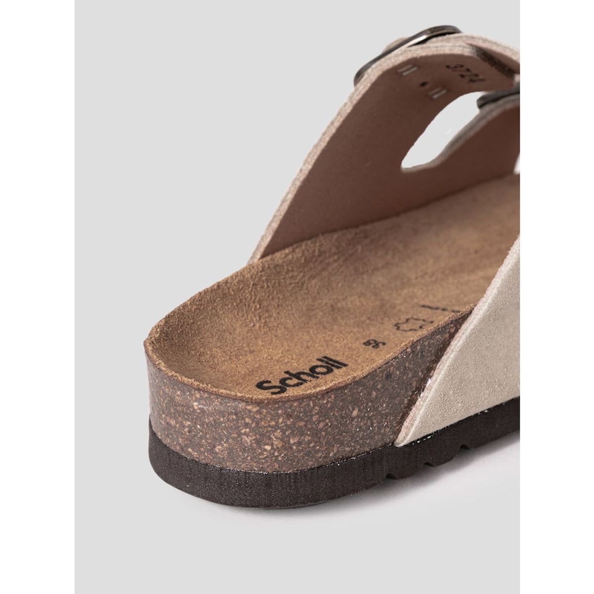 숄(SCHOLL) (WOMEN) 코르크 투스트랩 샌들  베이지 (HH54K2C18A)