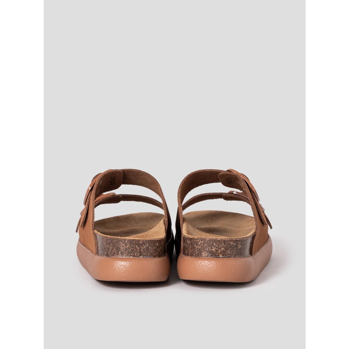 숄(SCHOLL) (WOMEN) 코르크 투스트랩 청키솔 샌들  브릭 (HH54K2C12C)