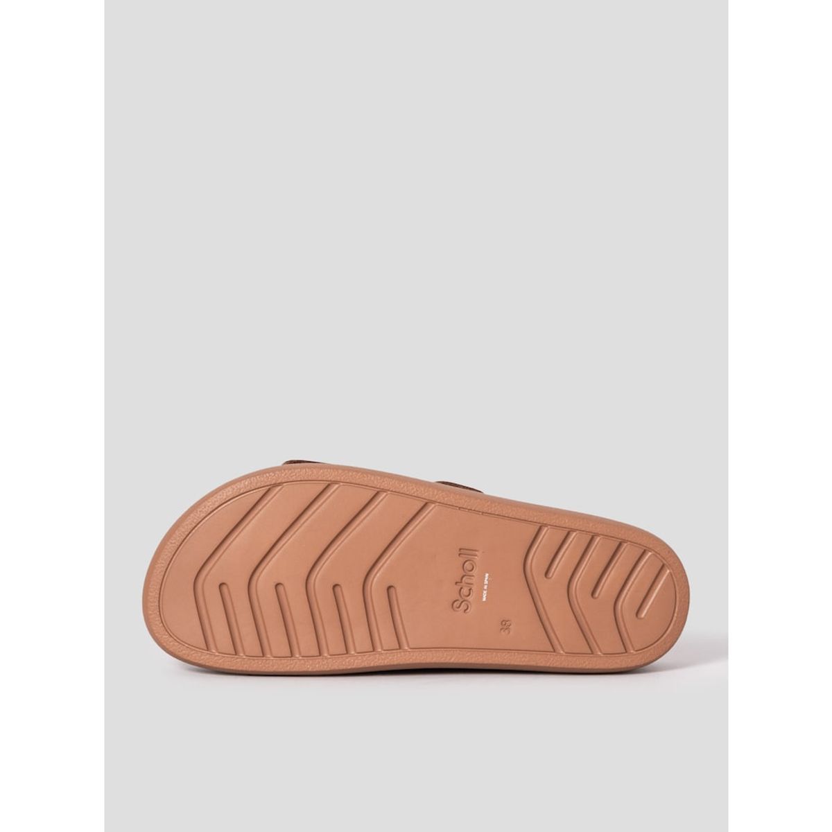 숄(SCHOLL) (WOMEN) 코르크 투스트랩 청키솔 샌들  브릭 (HH54K2C12C)
