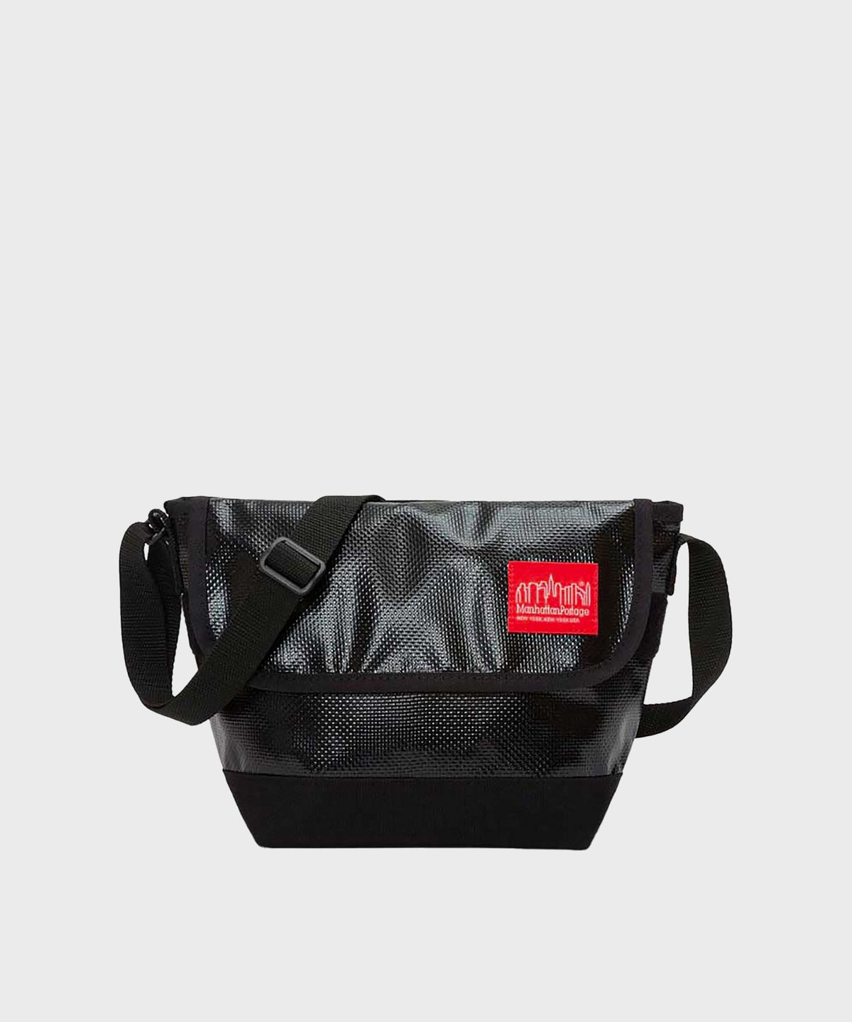 맨하탄 포티지(MANHATTAN PORTAGE) 바이닐 메신저백 VER.2 BLACK