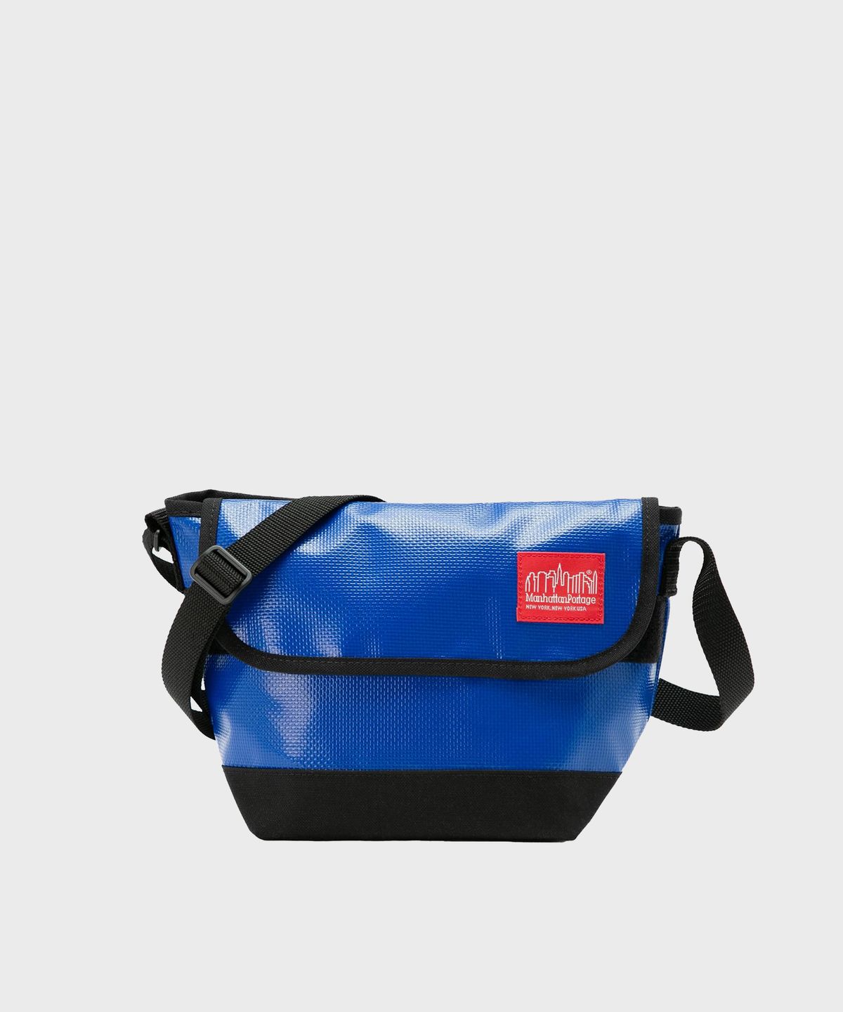 맨하탄 포티지(MANHATTAN PORTAGE) 바이닐 메신저백 VER.2 BLUE