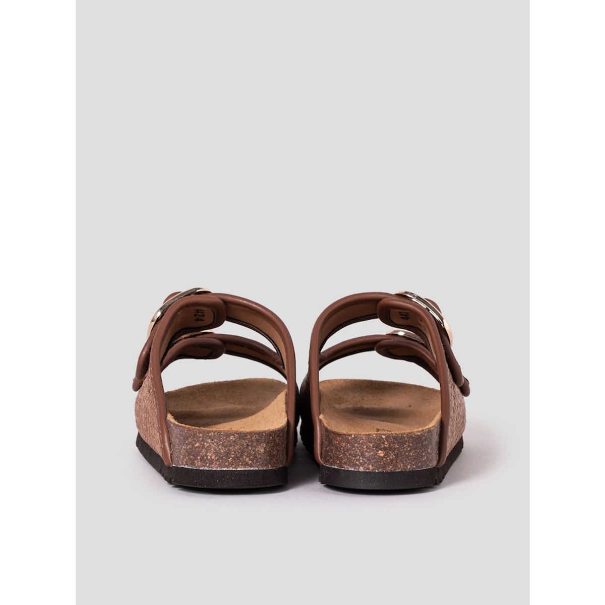숄(SCHOLL) (WOMEN) 코르크 투스트랩 라피아 샌들  브릭 (HH54K2C13C)
