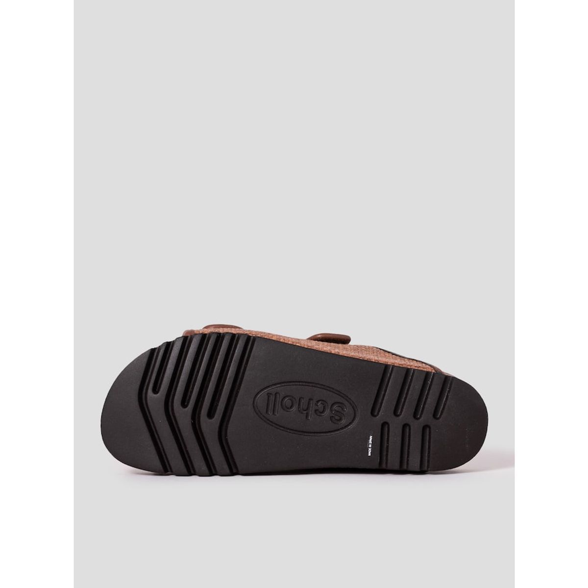 숄(SCHOLL) (WOMEN) 코르크 투스트랩 라피아 샌들  브릭 (HH54K2C13C)