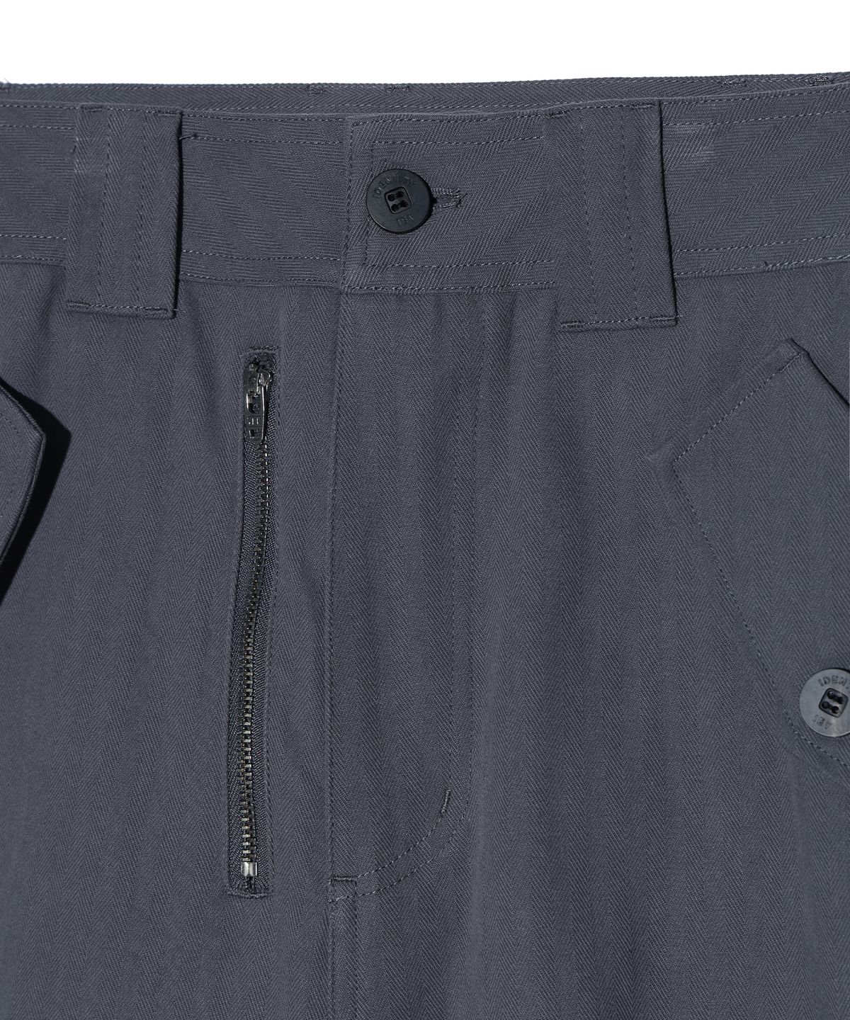 이에이(IEY) DOMINIC CARGO PANTS Grey Blue
