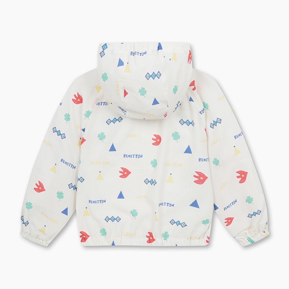 베네통키즈(BENETTONKIDS) 멀티 패턴 바람막이 점퍼_QAJP08531IV