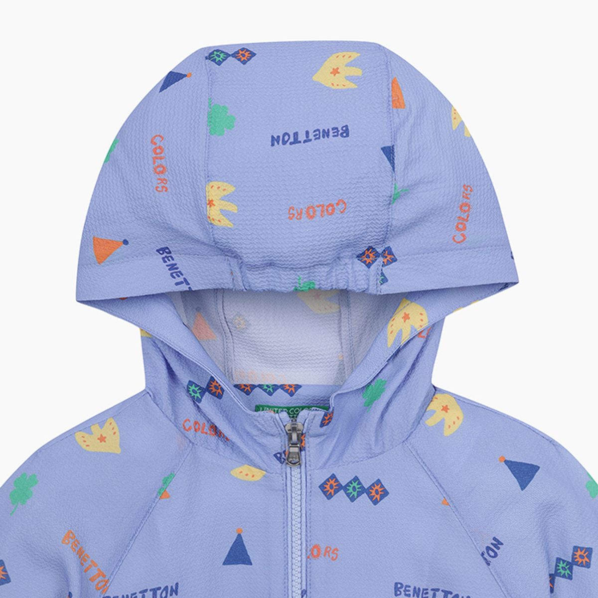 베네통키즈(BENETTONKIDS) 멀티 패턴 바람막이 점퍼_QAJP08531VO