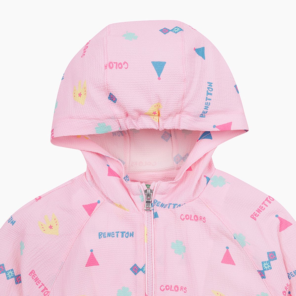 베네통키즈(BENETTONKIDS) 멀티 패턴 바람막이 점퍼_QAJP08531PK