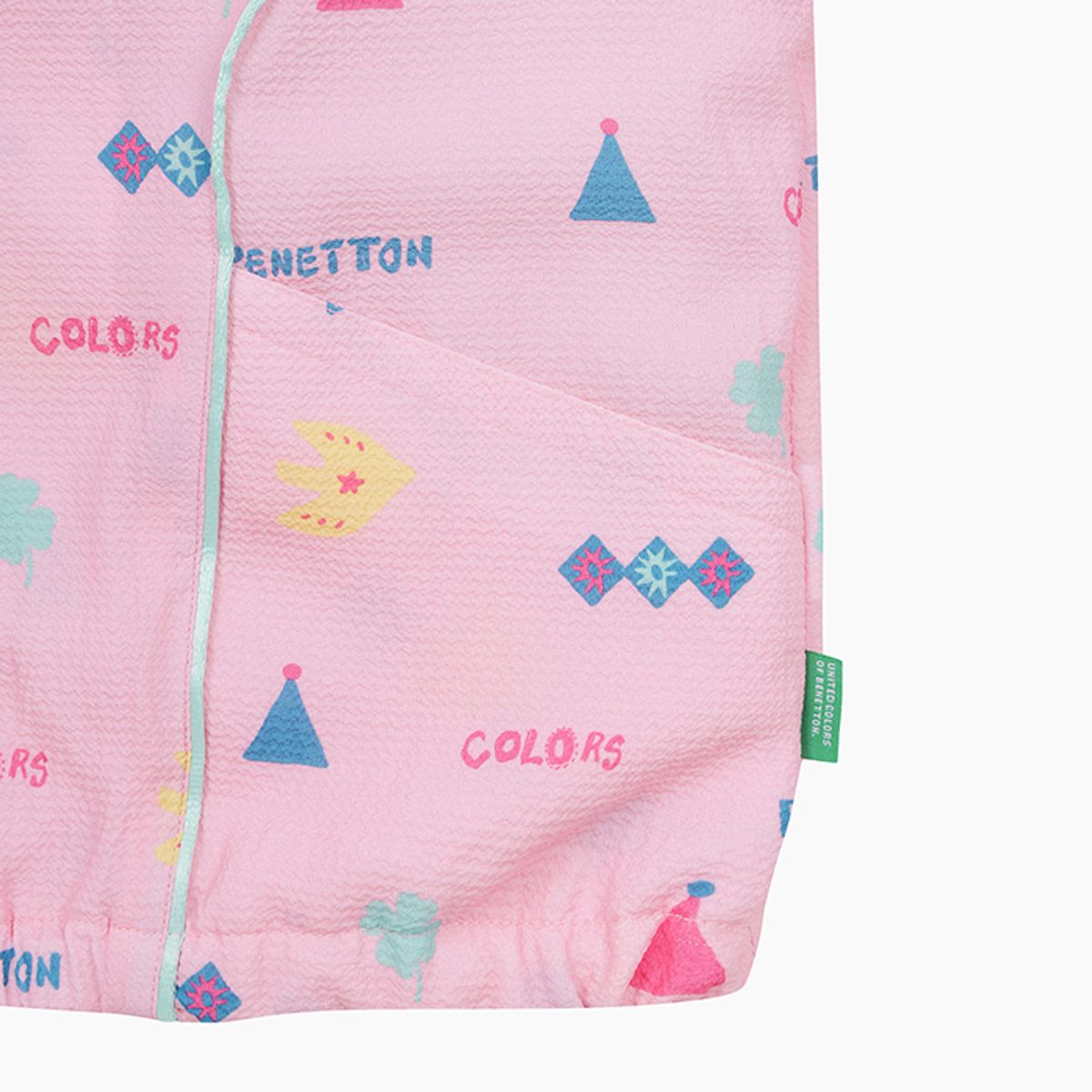 베네통키즈(BENETTONKIDS) 멀티 패턴 바람막이 점퍼_QAJP08531PK