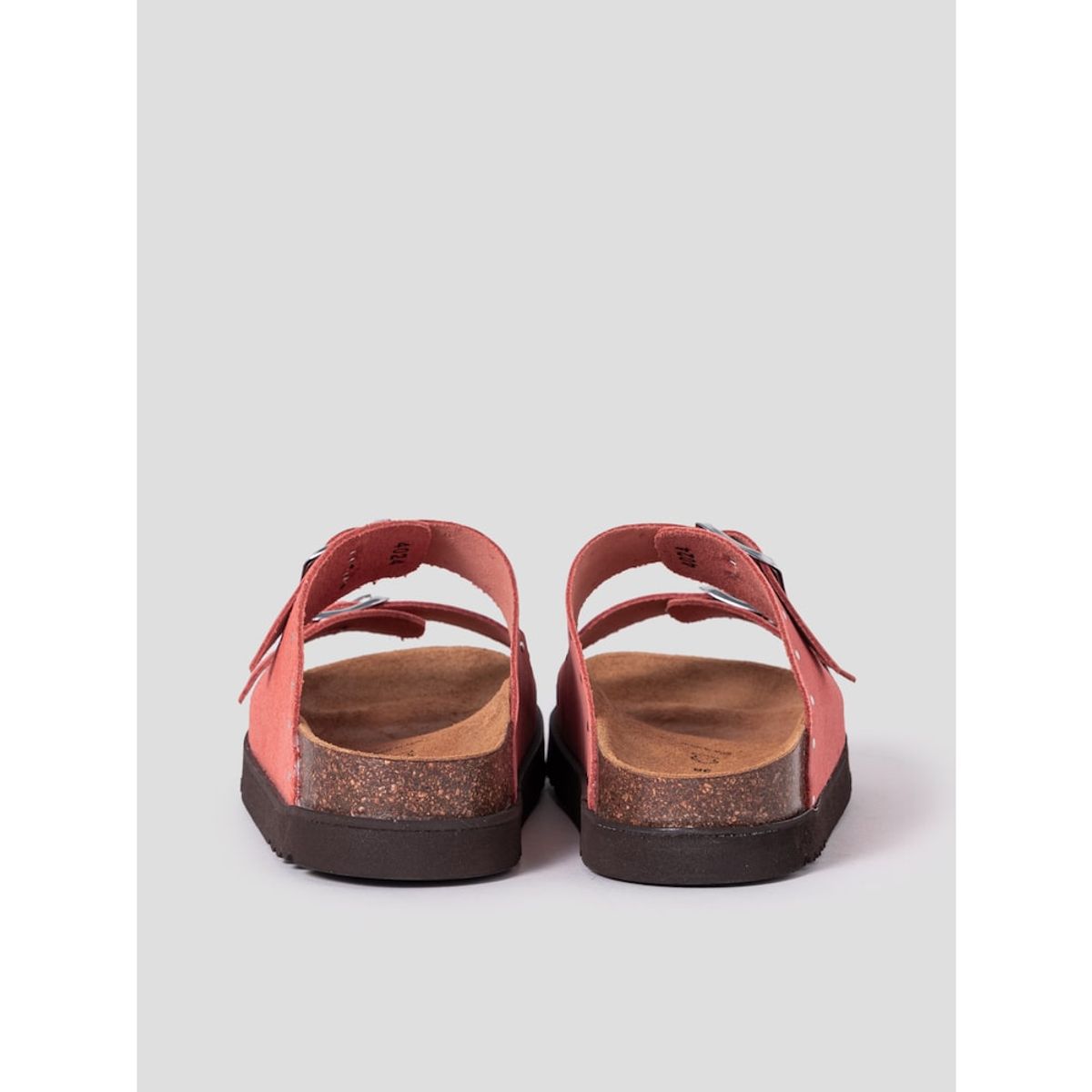 숄(SCHOLL) (WOMEN) 스터드 장식 투스트랩 코르크 샌들  코랄 (HH54K2C147)