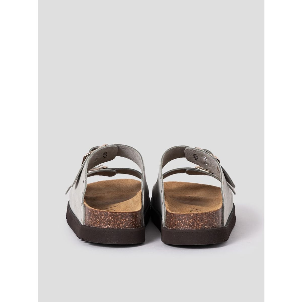 숄(SCHOLL) (WOMEN) 스터드 장식 투스트랩 코르크 샌들  그린 (HH54K2C14M)