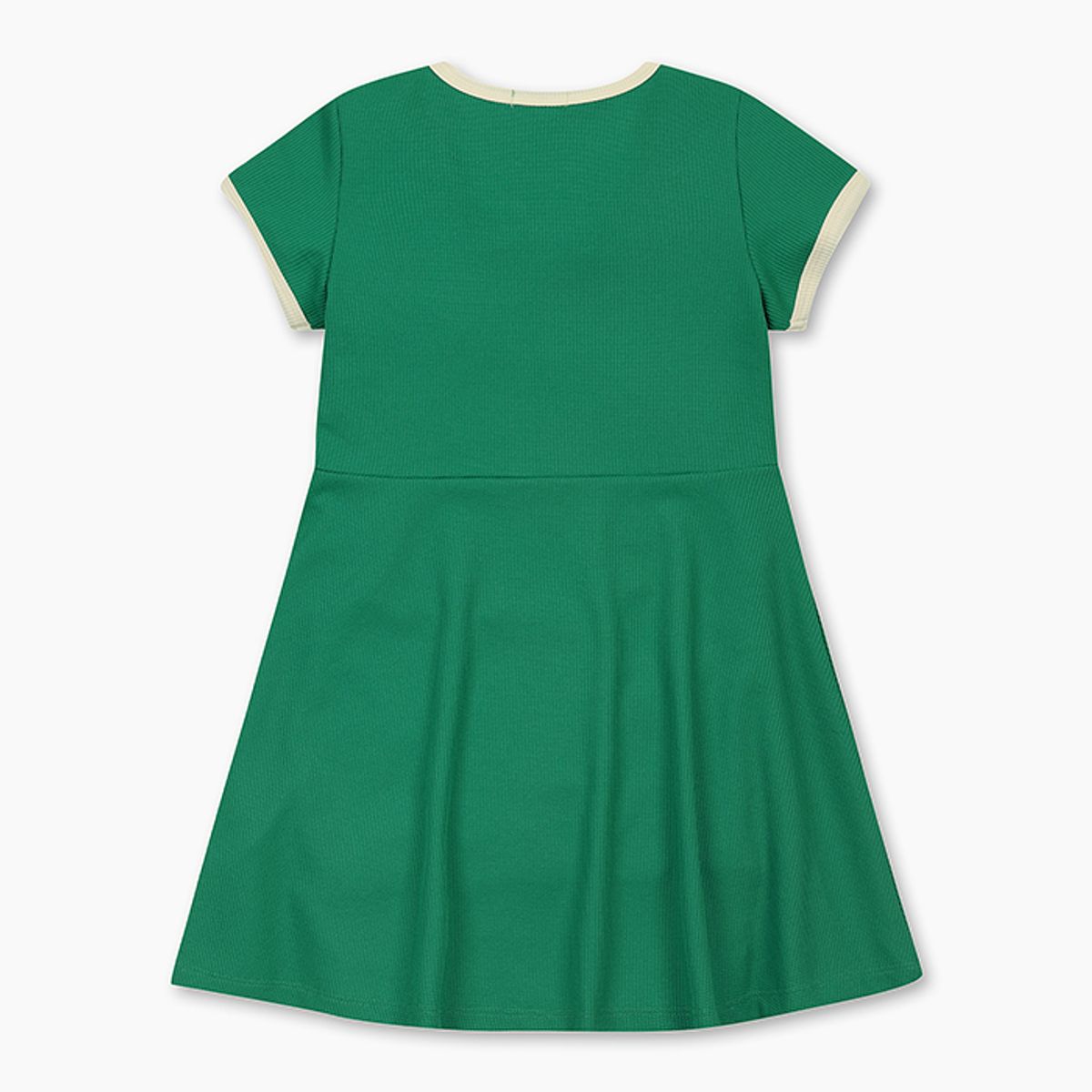 베네통키즈(BENETTONKIDS) 와플 플레어 원피스_QAOP20531GN