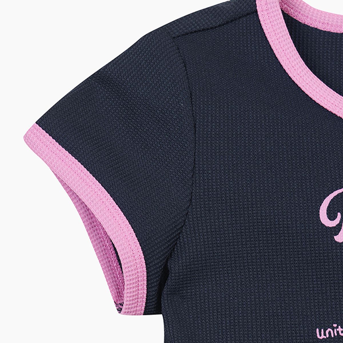 베네통키즈(BENETTONKIDS) 와플 플레어 원피스_QAOP20531NY