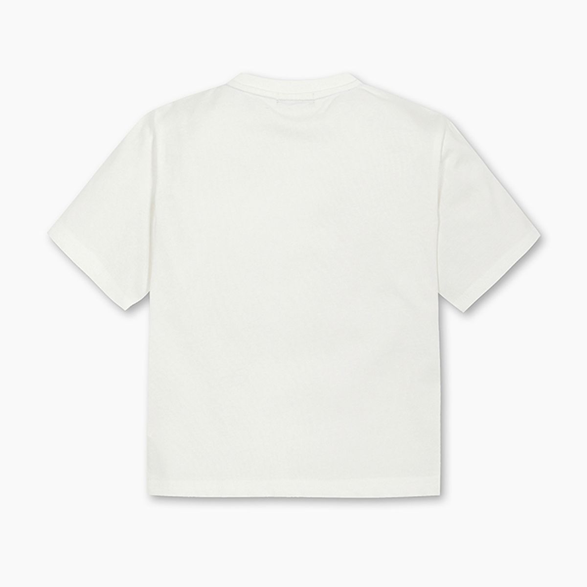 베네통키즈(BENETTONKIDS) 팜비치 그래픽 티셔츠_QATS13531WH