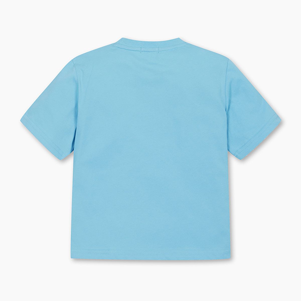 베네통키즈(BENETTONKIDS) 팜비치 그래픽 티셔츠_QATS13531BL