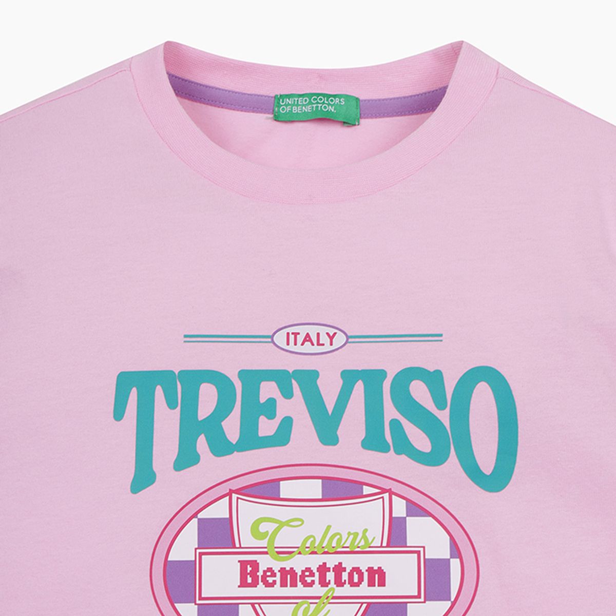 베네통키즈(BENETTONKIDS) 그래픽 반소매 티셔츠_QATS12531PK