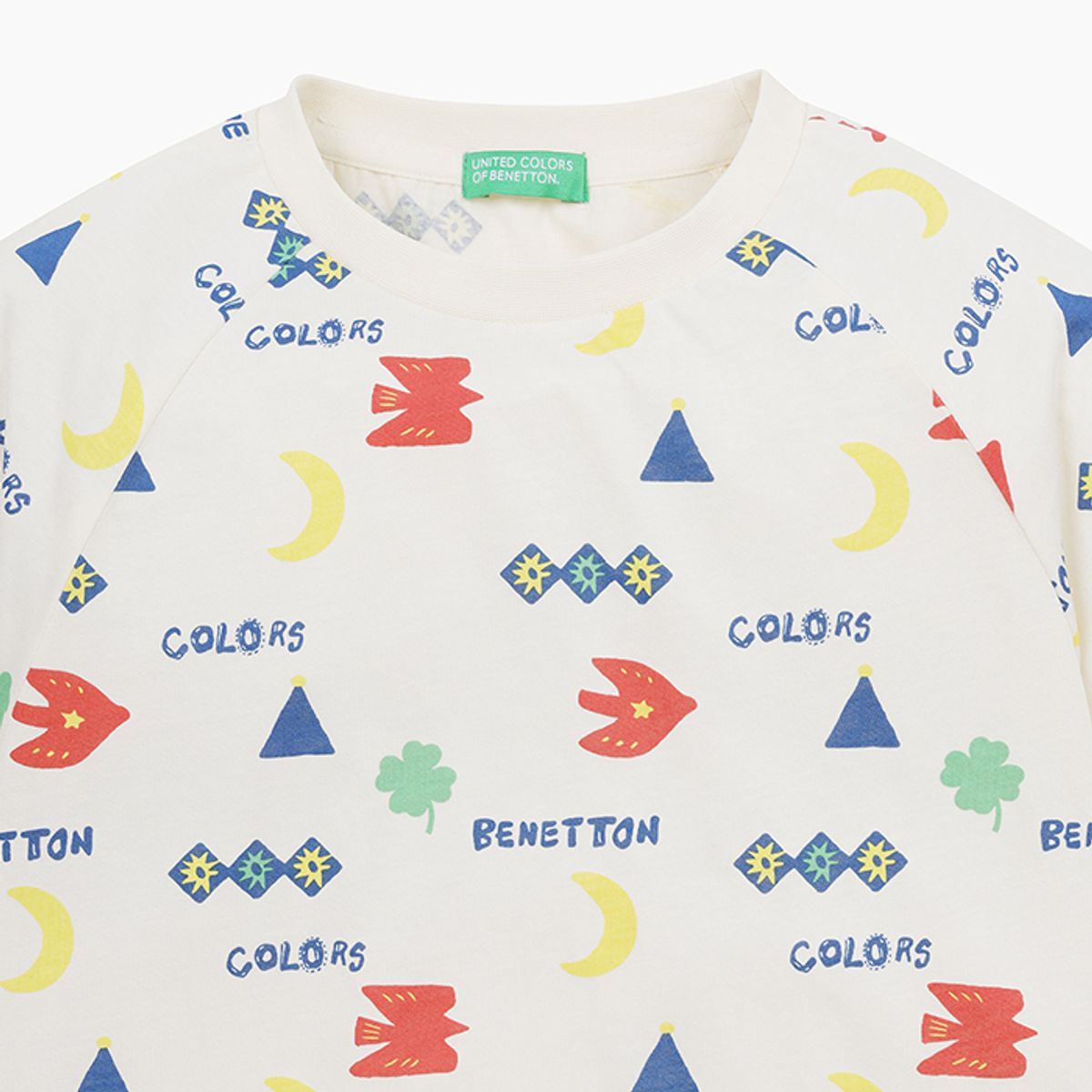 베네통키즈(BENETTONKIDS) 전판 그래픽 티셔츠_QATS10531IV