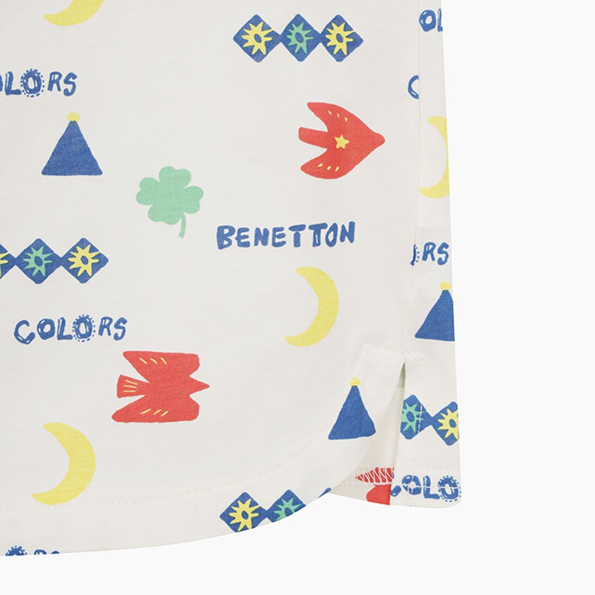 베네통키즈(BENETTONKIDS) 전판 그래픽 티셔츠_QATS10531IV