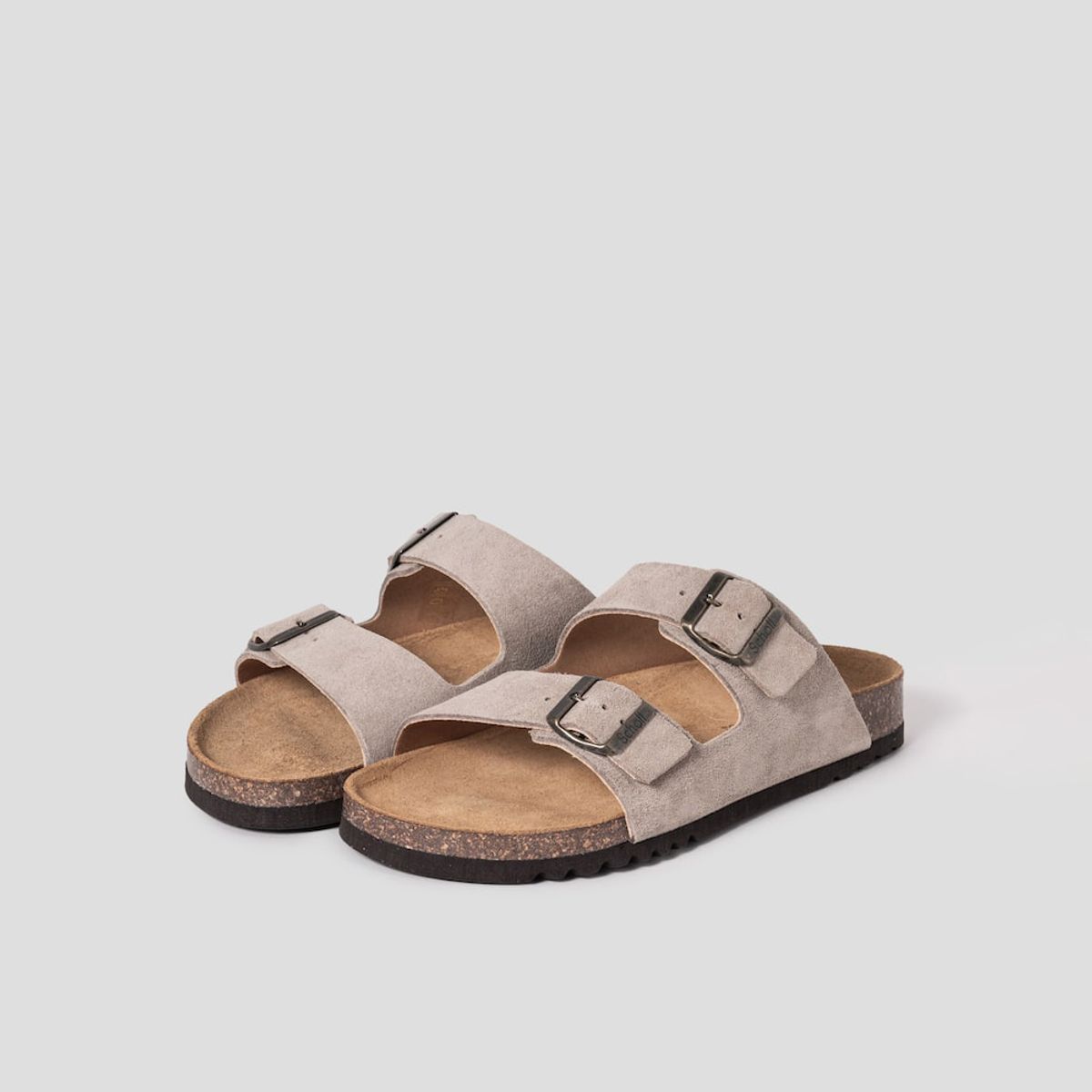 숄(SCHOLL) (MEN) 코르크 투스트랩 샌들  옐로이시 브라운 (HH54K1C11B)