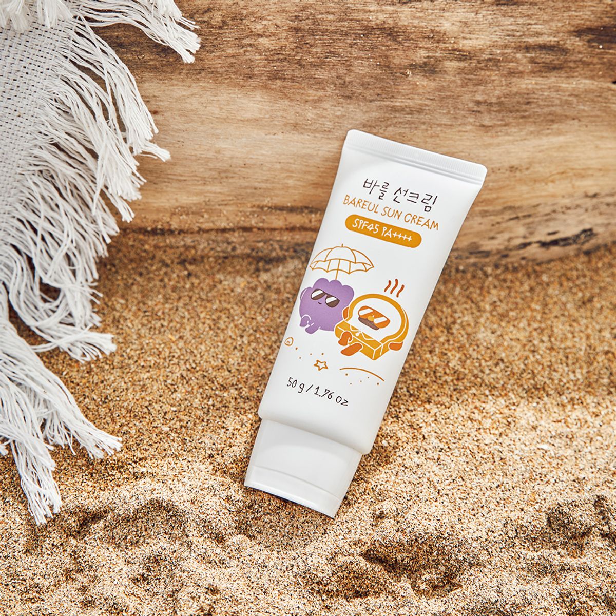 바를(BAREUL) 아기 선크림 무기자차 SPF45 PA++++ 50ml